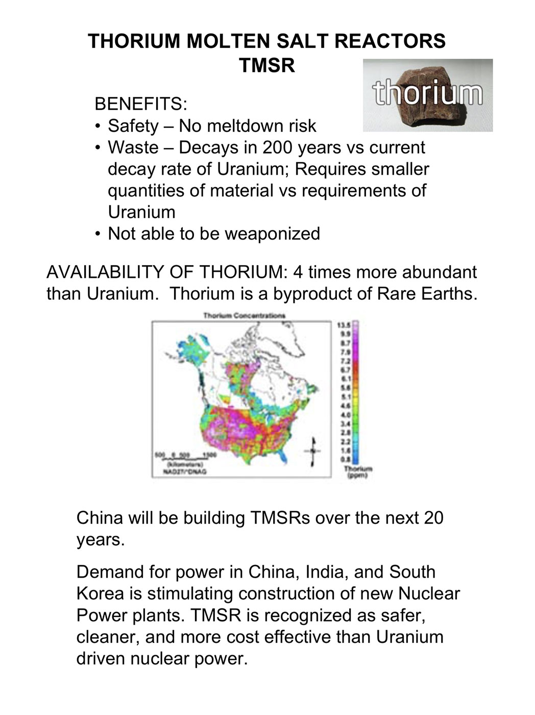 Thorium Reactors